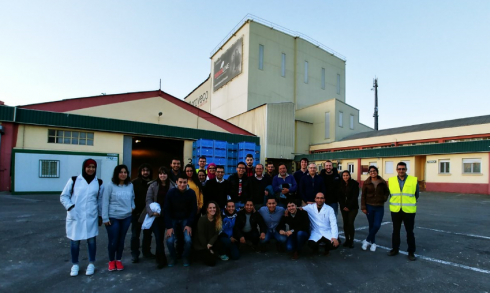 Visita del Master Internacional de Nutrición Animal a las instalaciones de Agroveco